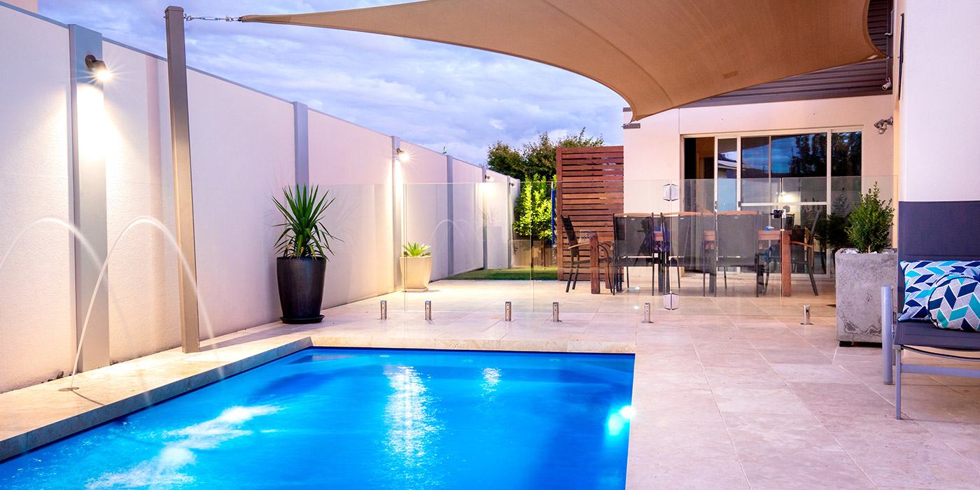 Modern Courtyard Pool Landscaping Adelaide