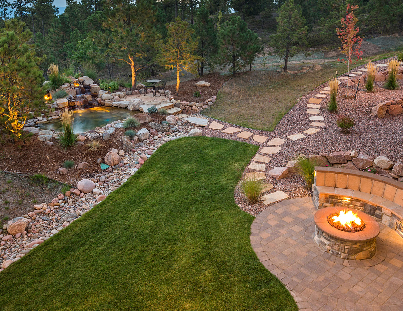 Landscaping Ideas Adelaide Hills | Fire Pit